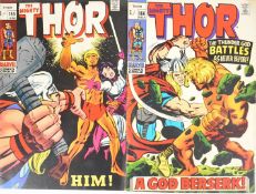 The Mighty Thor #165 and #166 by Marvel Comics (1969), 1st and 2nd appearances of Him (Warlock),