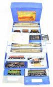 Two Hornby Dublo 00 gauge model railway sets together with a further two locomotives.