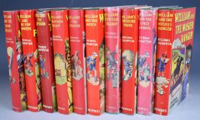 Richmal Crompton, collection of first edition 'William' books comprising William & The Moon Rocket
