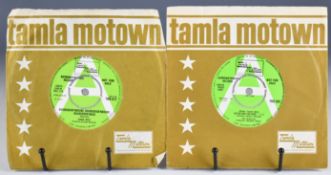 Two UK Tamla Motown green / white demos comprising The Miracles I'm the One You Need (TMG 584) and