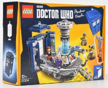 Lego Ideas Doctor Who Tardis, 21304, 2015, signed by designer Andrew Clarke, in sealed box.