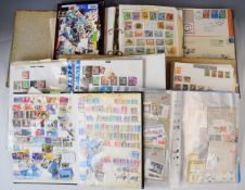 A large GB and world stamp collection in various albums and folders, mint and used, all reigns