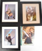 Ten Star Wars autographed 10 x 8 prints signed by Hayden Christensen, Samuel L Jackson, David