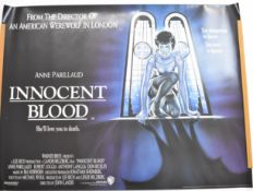 Innocent Blood (1992) British quad film poster, starring Anne Parillaud and Anthony LaPaglia,