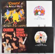 Thirteen Queen LPs comprising Sheer Heart Attack, A Day At The Races, A Night At The Opera, A Kind