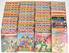 Thirty-eight Fantastic and Terrific British Marvel comics, together with seven Alan Class