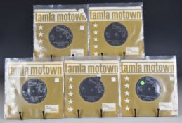 Approximately three hundred UK Tamla Motown 7