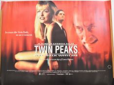 Twin Peaks: Fire Walk With Me (1992) British quad film poster, directed by David Lynch. 76 x