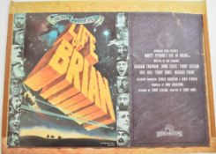 Monty Python's The Life of Brian (1979) British quad film poster, starring Graham Chapman, John