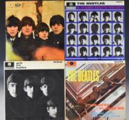 Four Beatles LPs comprising Beatles For Sale (PMC 1240) early press, full stop missing side 2