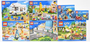 Seven Lego City sets to include Fun in the Park 60134, At The Beach 60153 and Fun Fair 60234, in