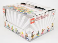 Lego minifigures series 20 box containing 60 sealed packs, 71027, 2020.