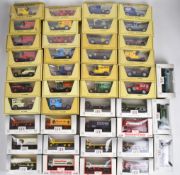 Forty-three diecast model cars and haulage vehicles comprising Matchbox Models of Yesteryear and