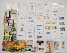 A modern mostly mint Japan stamp collection in loose album pages to year 2020