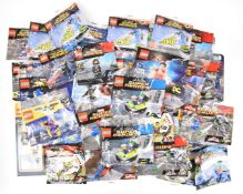 Forty-eight Lego Marvel and DC minifigure packs to include Batman, Nightwing, Winter Soldier,
