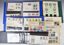 GB and world stamp collection in five stockbooks and folders, includes GB first day covers