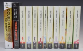 Ian Fleming collection of ten James Bond novels to include Casino Royale, Moonraker, Goldfinger, Dr.