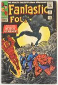 Fantastic Four #52 by Marvel Comics (1966), first appearance of Black Panther, Jack Kirby cover art.