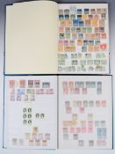 An interesting accumulation of Australia and States stamps in two small stock albums including