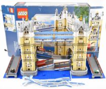 Lego Tower Bridge, 10214, 2010, mostly assembled with original box and instructions.