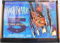A Nightmare on Elm Street 5: The Dream Child (1989) British quad film poster, starring Robert