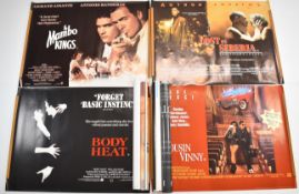 Thirty 1990s British quad film posters to include A League of Their Own, Three Men and a Little