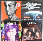 Approximately forty Rock / Pop LPs including Queen, David Bowie, Status Quo, The Rolling Stones,