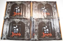 Five Bram Stoker's Dracula (1992) British quad film poster, starring Gary Oldman, Anthony Hopkins,