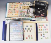 GB Commonwealth stamp collection in ten various albums / stockbooks including New Zealand, India and