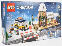 Lego Creator Winter Village Station, 10259, 2017, in sealed box.