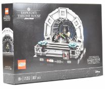 Lego Star Wars Emperor's Throne Room diorama, 75352, 2023, in sealed box.