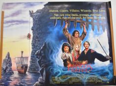 The Princess Bride (1987) British quad film poster, starring Cary Elwes and Mandy Patinkin, directed
