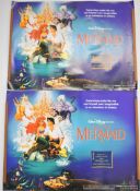 Two Walt Disney's The Little Mermaid (1989) British quad film posters, 76 x 101, rolled.