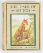 Beatrix Potter The Tale of Mr Tod, published Frederick Warne 1912, first edition with colour