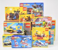 Sixteen 1980s and 90s Lego kits to include Imperial Flagship 6271, Forbidden Island 6270, King