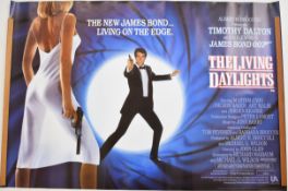 James Bond 007 The Living Daylights (1987) British Quad film poster, starring Timothy Dalton and