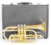 Yamaha YCR2330II brass cornet, 664555, in fitted case with mouthpiece.