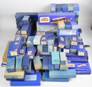 A large collection of Hornby Dublo 00 gauge model railway items to include over sixty goods wagons