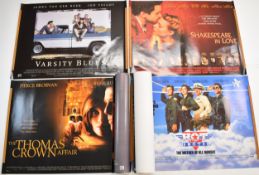 Twenty-five mostly 1990s British quad film posters to include Hot Shots!, In Bed With Madonna, Doc