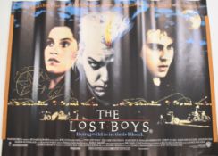 The Lost Boys (1987) British quad film poster, starring Kiefer Sutherland, Jason Patric and Corey