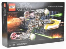 Lego Star Wars Ultimate Collectors Series Y-Wing Starfighter, 75181, 2018, in sealed box.