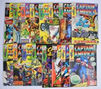 Sixteen Silver Age Captain America comics by Marvel comprising issues #112, 118-125, 127-130, 133,