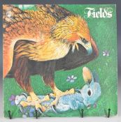Fields self titled (CBS S69009) rare Prog Rock LP with orange 'eye' logo label, poster, matrix