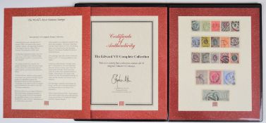 King Edward VII used Jubilee set in Westminster folder to £1 green