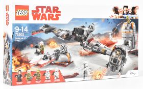 Lego Star Wars Defense of Crait, 75202, 2018, in sealed box.
