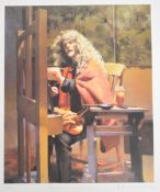 Robert Lenkiewicz (1941-2002) signed limited edition (446/500) print 'Self Portrait at Easel', 39