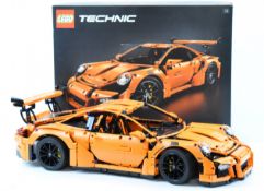 Lego Technic Porsche 911 GT3 RS, 42056, 2016, assembled with original box and instructions.