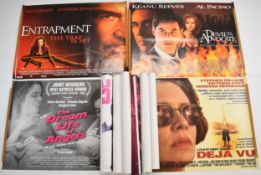 Thirty-five mostly 1990s British quad film posters to include When I Fall in Love, Welcome Home,