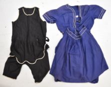 Two Victorian swimsuits / bathing costumes