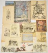 Rudolf Helmut Sauter (1895-1977) oil still life vase of flowers in a window, signed lower right 41 x